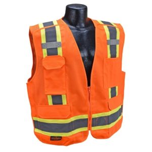 Radians SV46 Surveyor Type R Class 2 Breakaway Safety Vest - Orange